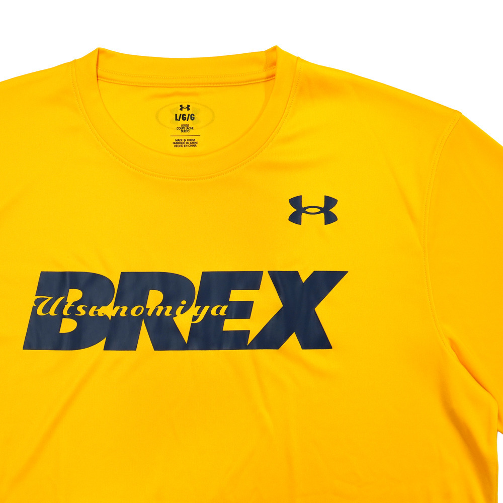 UA BREX S-TEXT Tシャツ 詳細画像 イエロー 4