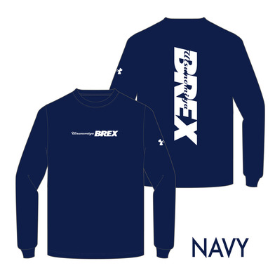 UA BREX S-TEXT バックプリント ロンT