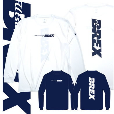 UA BREX S-TEXT バックプリント ロンT