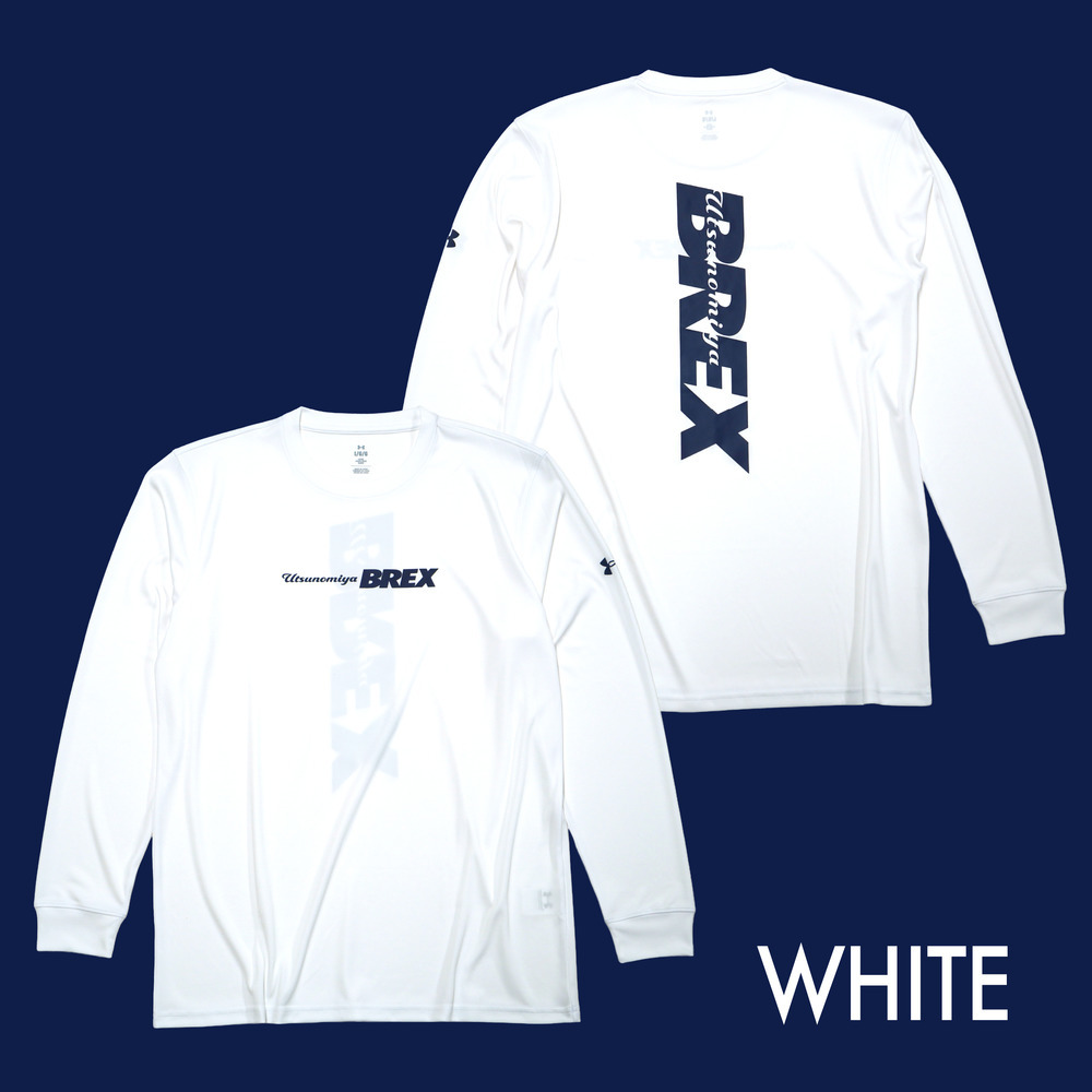 UA BREX S-TEXT バックプリント ロンT 詳細画像 ホワイト 2