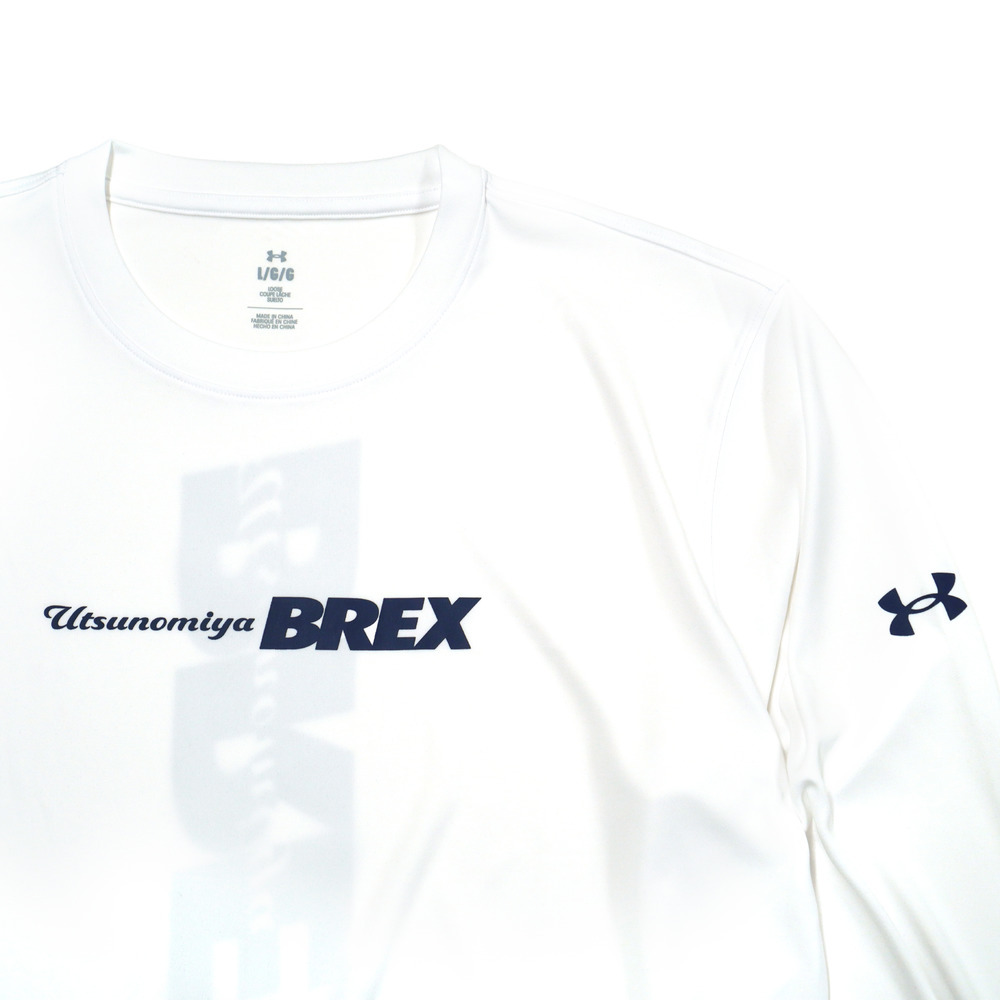 UA BREX S-TEXT バックプリント ロンT 詳細画像 ホワイト 7