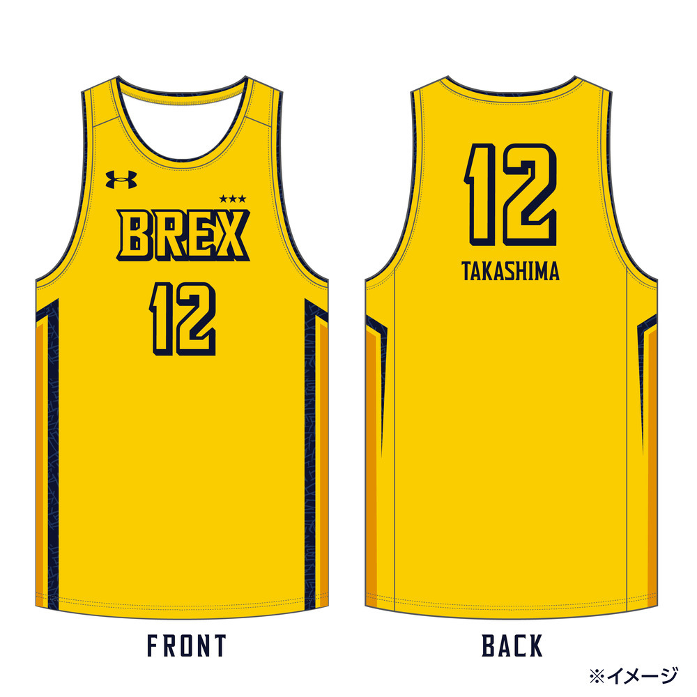 《予約受付 9/6(土)18:00～ 9/16(火)12:00》【予約販売】2025-26 選手ナンバーユニフォーム 詳細画像 #12 TAKASHIMA 1