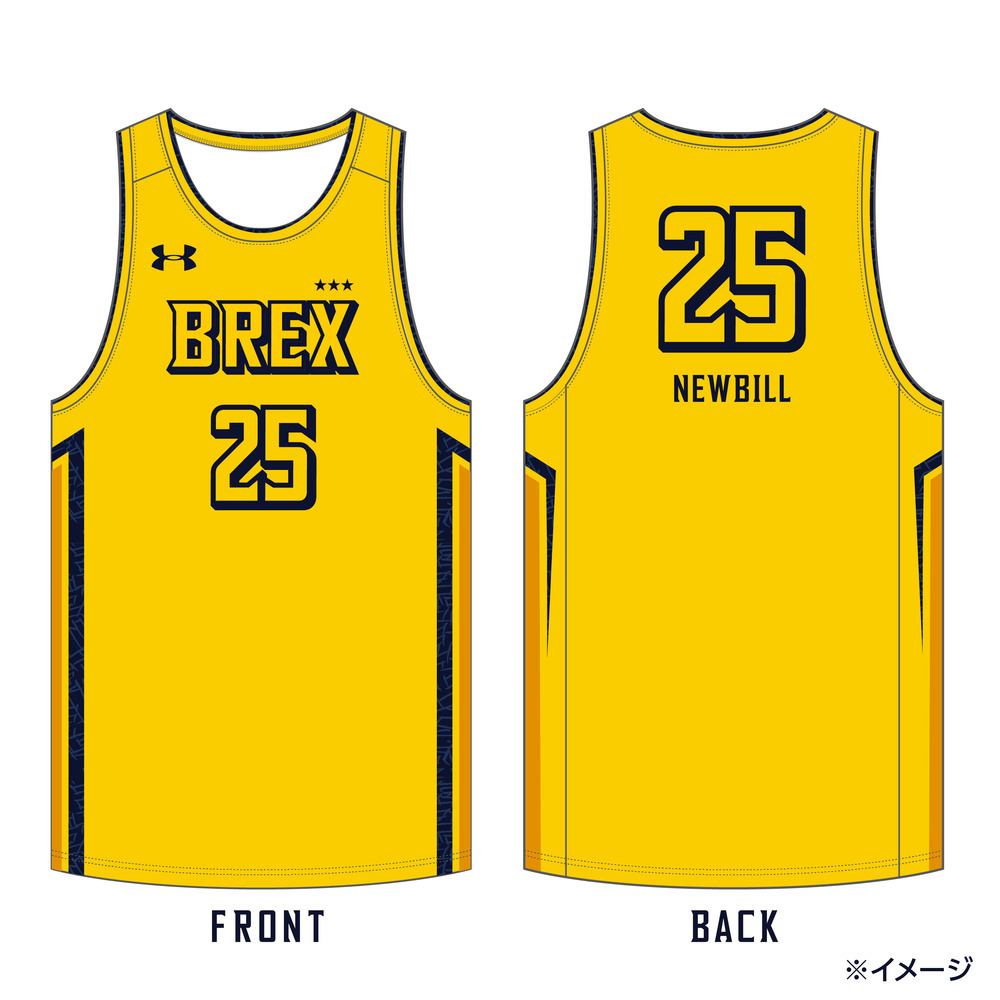 《予約受付 9/6(土)18:00～ 9/16(火)12:00》【予約販売】2025-26 選手ナンバーユニフォーム 詳細画像 #25 NEWBILL 1