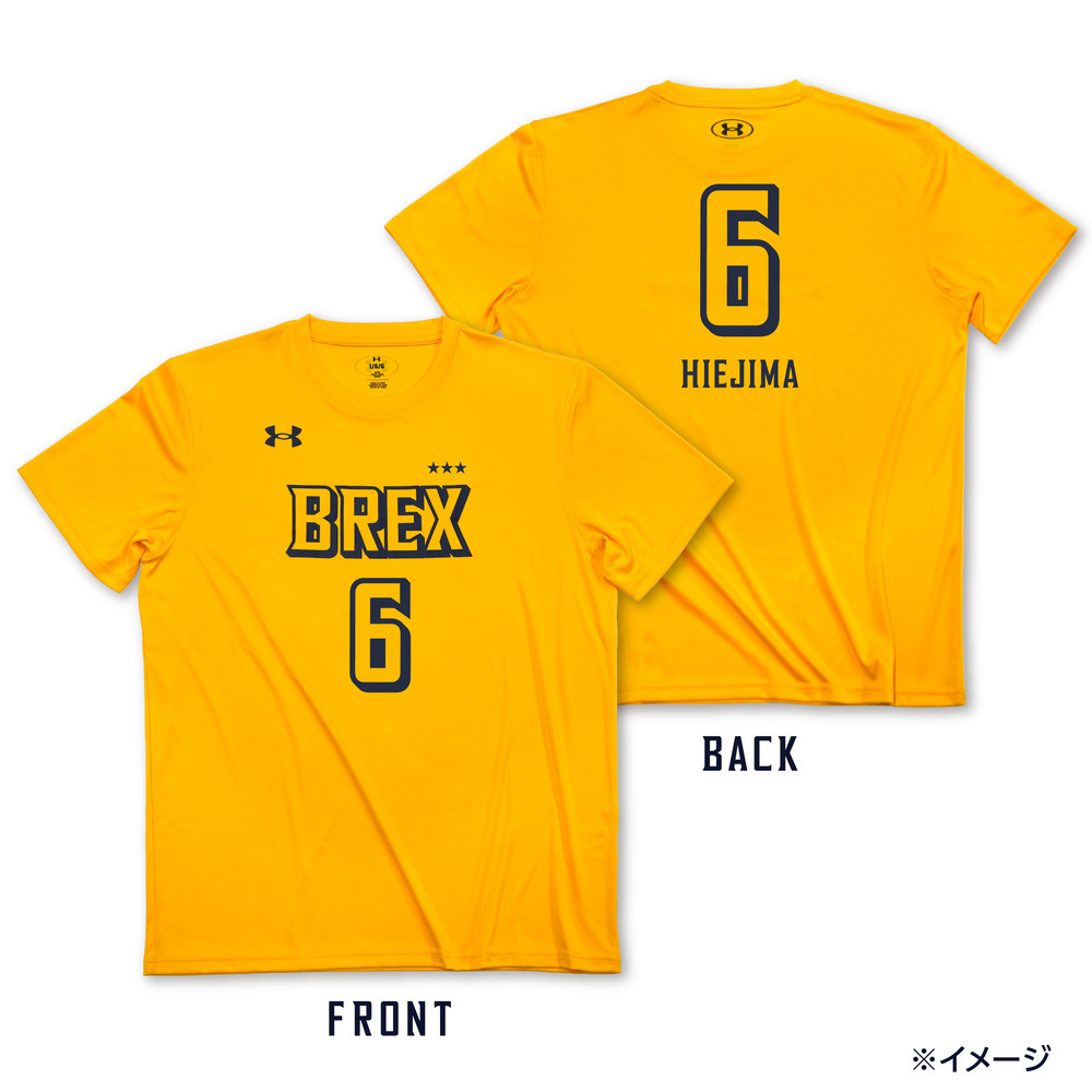 《予約受付 9/6(土)18:00～ 9/16(火)12:00》【予約販売】2025-26 選手ナンバーTシャツ 詳細画像 #6 HIEJIMA 1