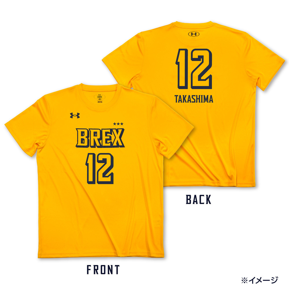 《予約受付 9/6(土)18:00～ 9/16(火)12:00》【予約販売】2025-26 選手ナンバーTシャツ 詳細画像 #12 TAKASHIMA 1