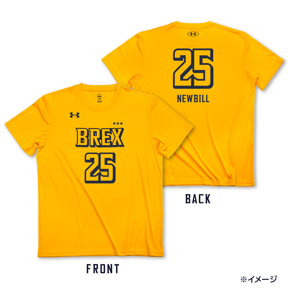 《予約受付 9/6(土)18:00～ 9/16(火)12:00》【予約販売】2025-26 選手ナンバーTシャツ 詳細画像 #25 NEWBILL 1