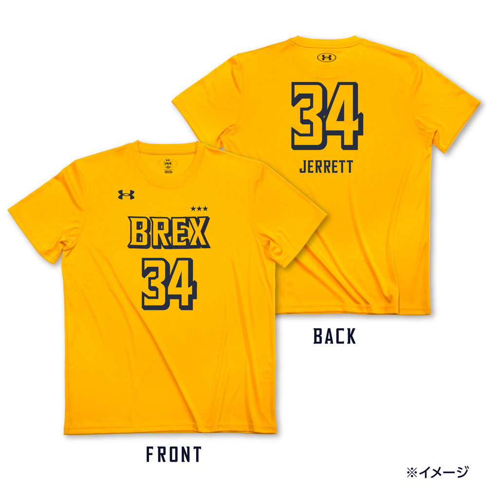 《予約受付 9/6(土)18:00～ 9/16(火)12:00》【予約販売】2025-26 選手ナンバーTシャツ 詳細画像 #34 JERRETT 1