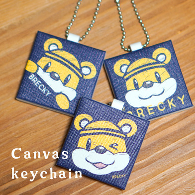 ブレッキー ミニキャンバスキーホルダー