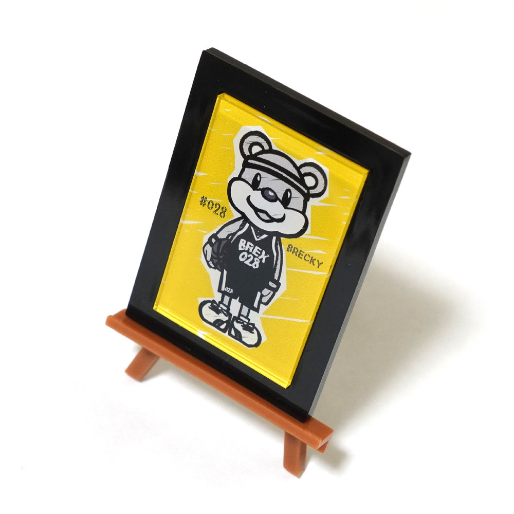 ブレッキー ミニチュアアートイーゼル 詳細画像 イエロー 2