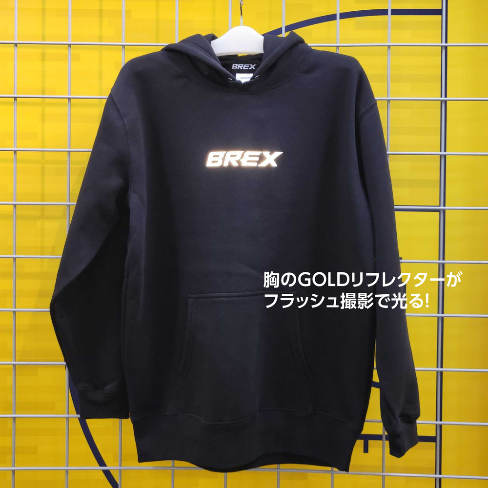 BASIC BREX ワンポイントフーディー（GOLDリフ） 詳細画像 ブラック 3