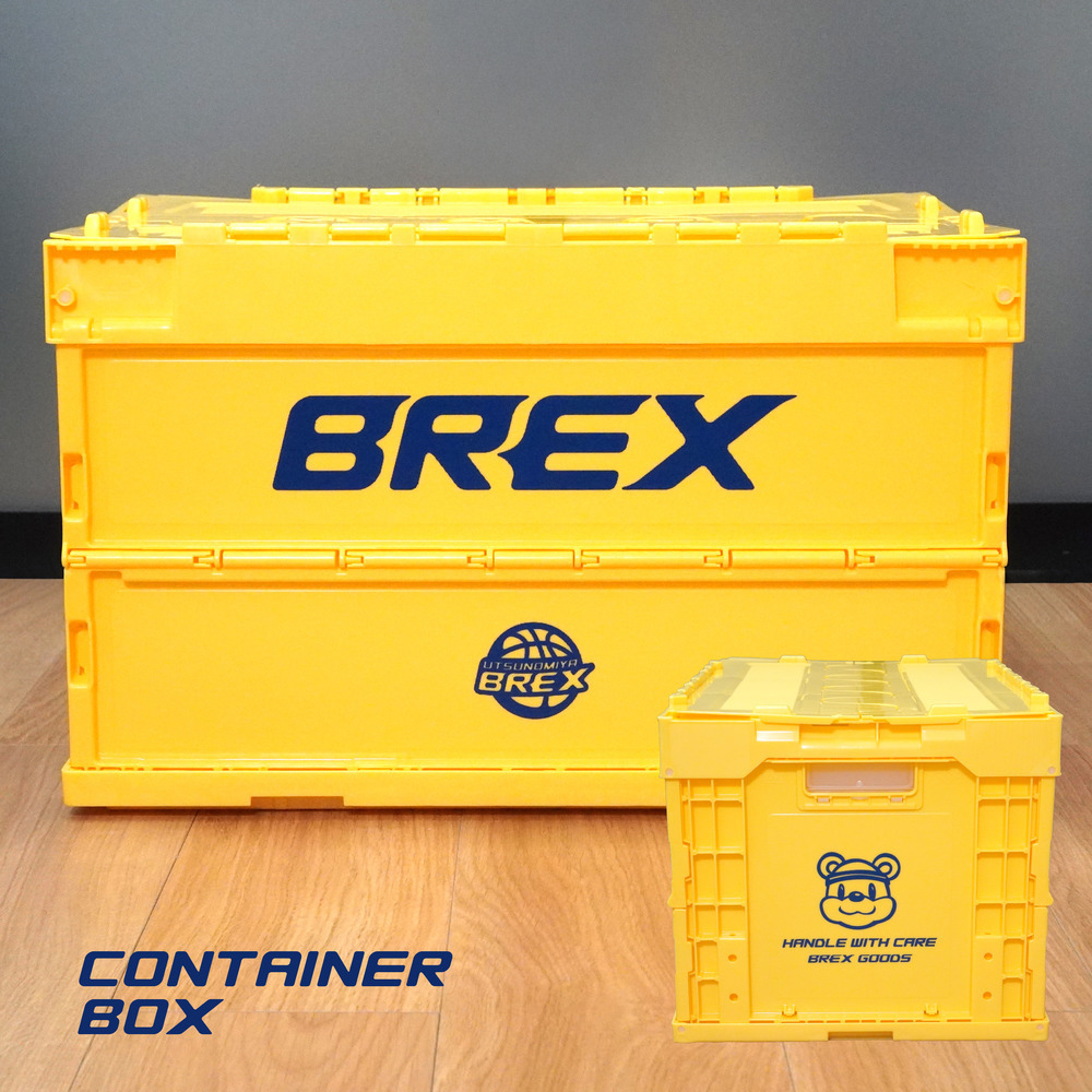 BREX折りたたみ収納BOX(フタ付50.4ℓ)イエロー 詳細画像 1カラー 1