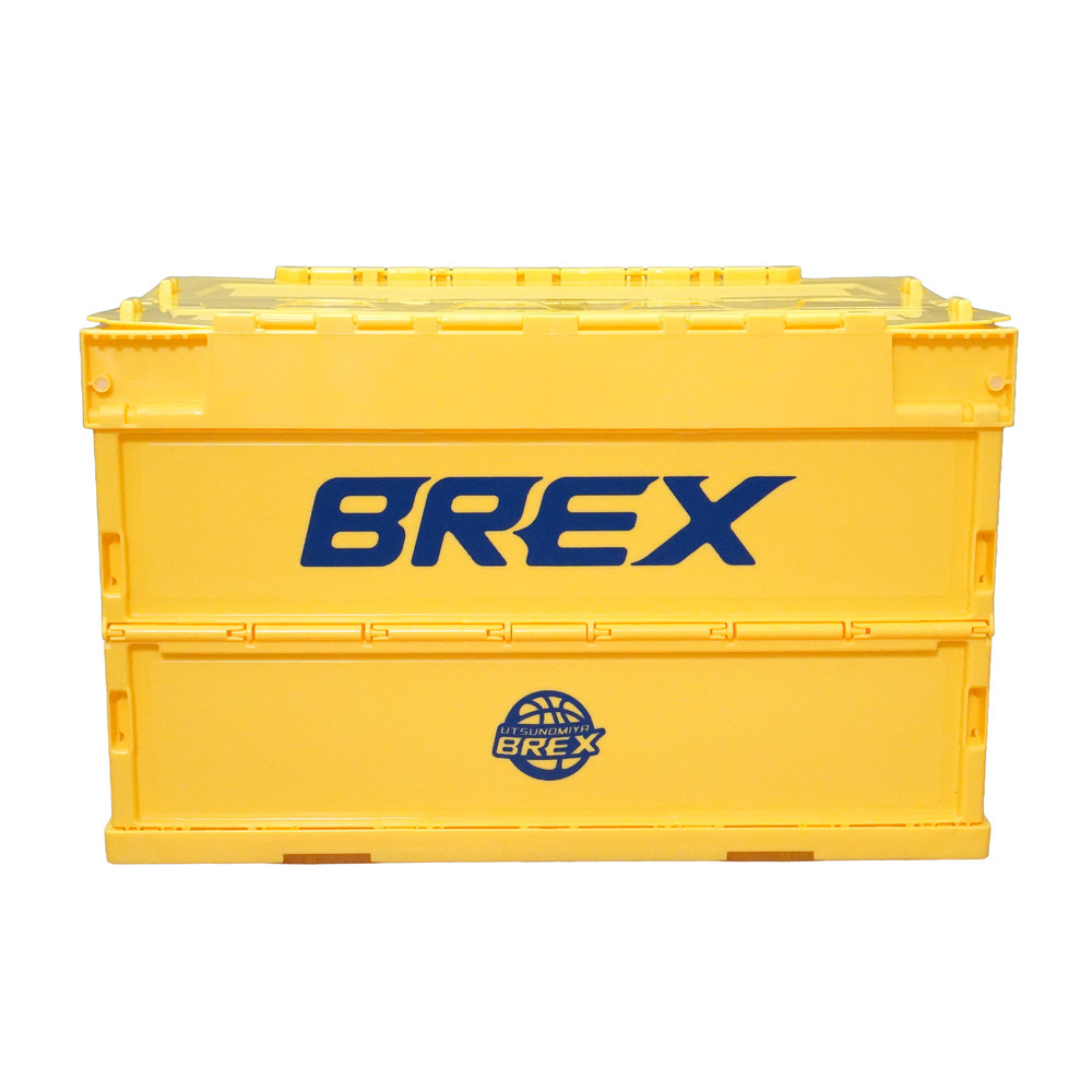 BREX折りたたみ収納BOX(フタ付50.4ℓ)イエロー 詳細画像 1カラー 2