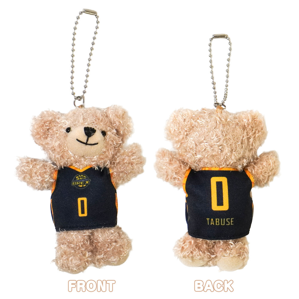 ユージュ　マスコット 2025-26 選手ユニフォームベアストラップ｜宇都宮ブレックス｜B