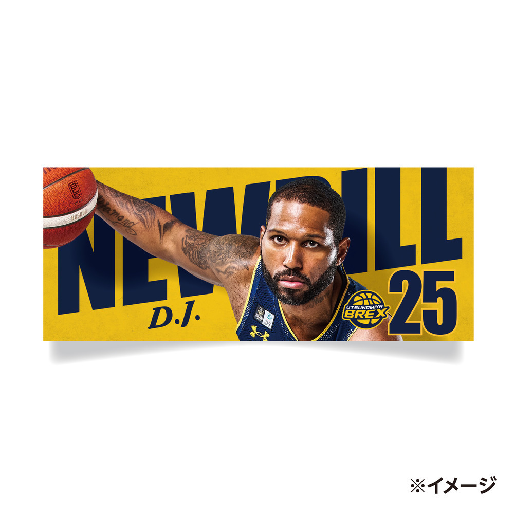 2025-26 選手フェイスタオル 詳細画像 #25 NEWBILL 1