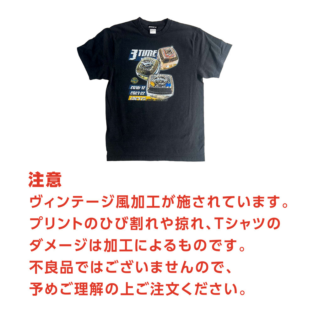 《予約受付 10/11(土)18:00～ 10/17(金)12:00》【予約販売】3 TIME チャンピオンリングTシャツ ヴィンテージ風 詳細画像 1カラー 5