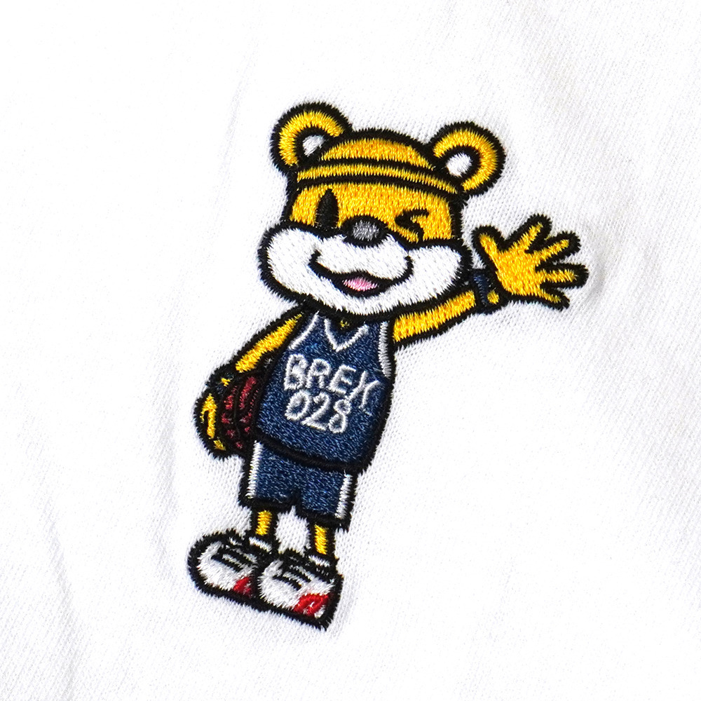ブレッキー 全身刺しゅうキッズTシャツ（ハロー） 詳細画像 ホワイト 4