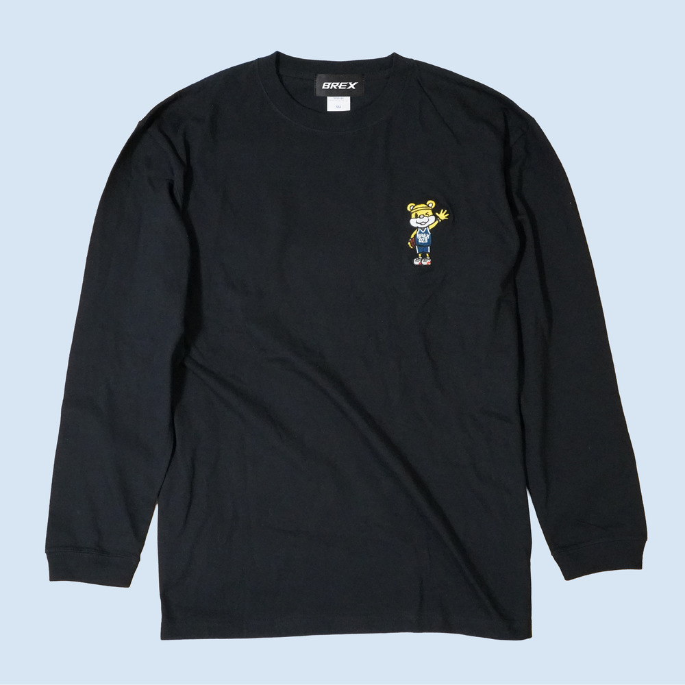 ブレッキー 全身刺しゅうロングTシャツ（ハロー） 詳細画像 ブラック 1