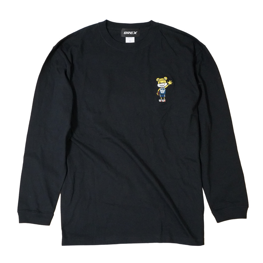 ブレッキー 全身刺しゅうロングTシャツ（ハロー） 詳細画像 ブラック 2