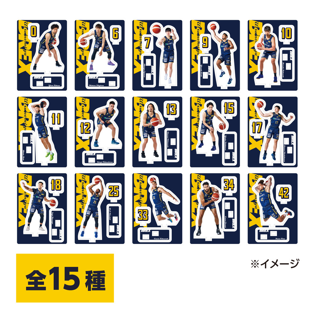 2025-26 選手miniアクリルスタンド（ランダム5枚セット） 詳細画像 1カラー 2