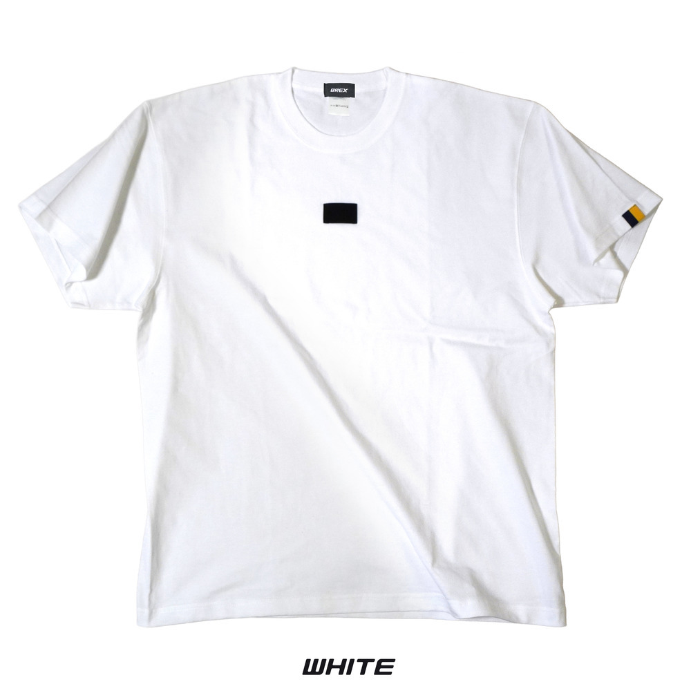 BASIC BREX ワンポイント袖ピスTシャツ（ウーブンパッチ） 詳細画像 ホワイト 2