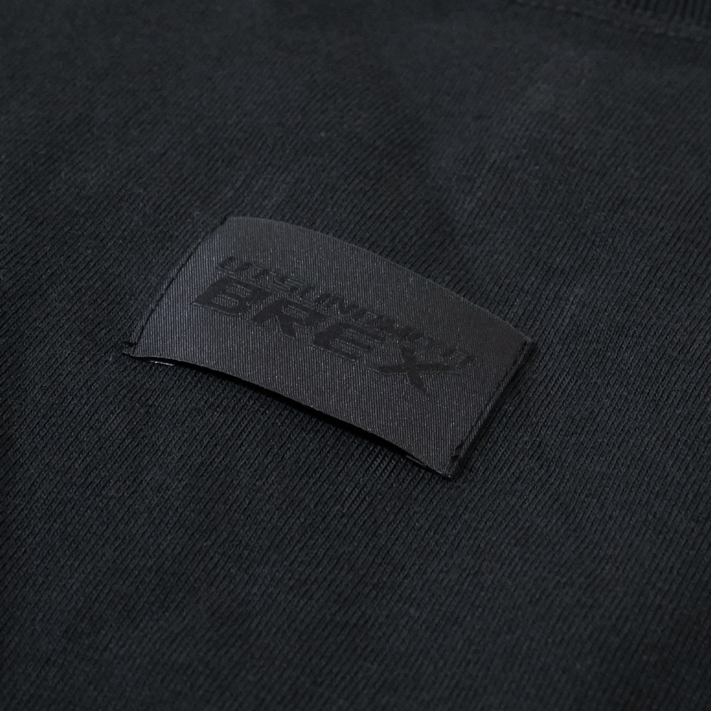 BASIC BREX ワンポイント袖ピスTシャツ（ウーブンパッチ） 詳細画像 ブラック 2