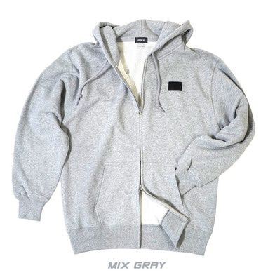 BASIC BREX ヘビーウェイトフルジップパーカー（ウーブンパッチ）