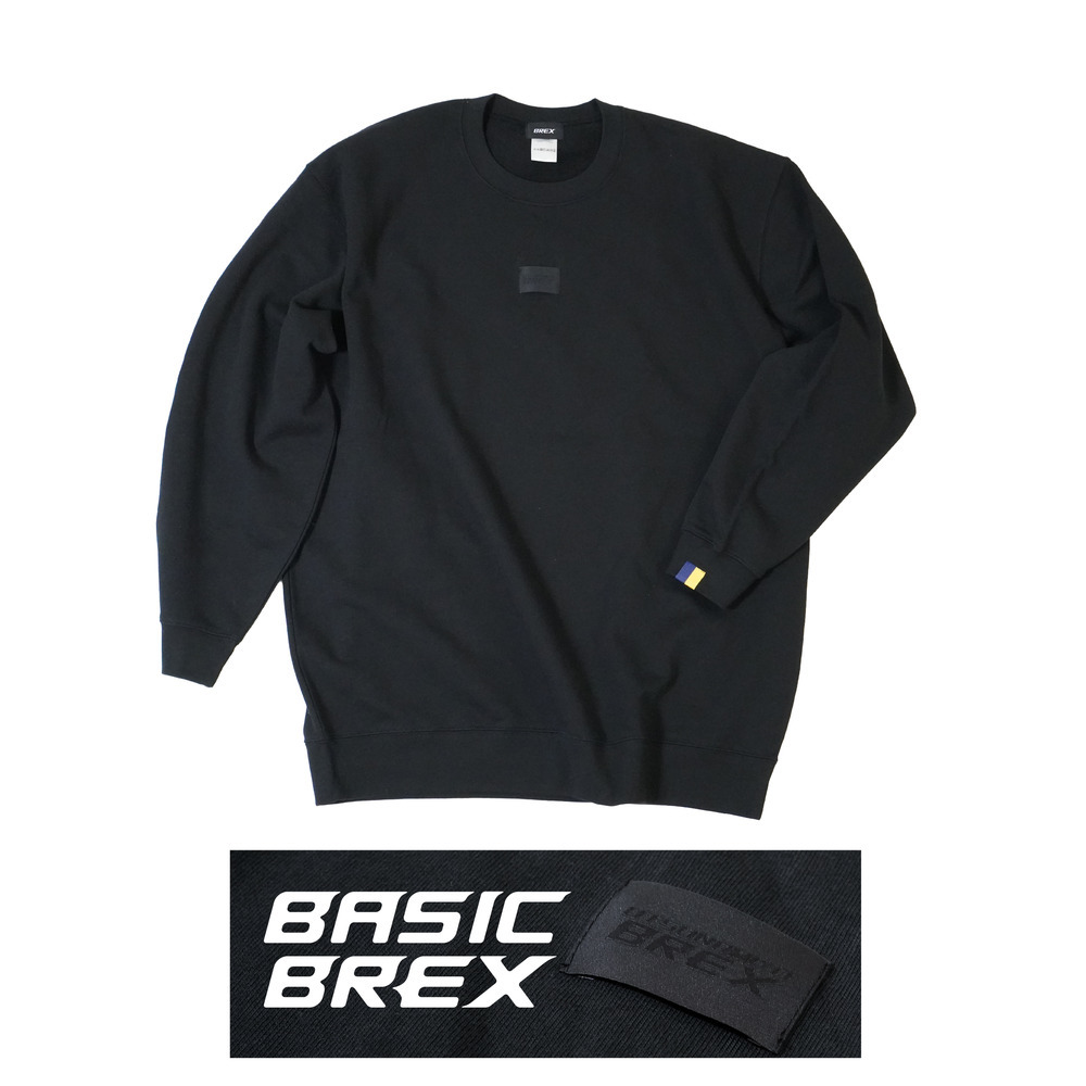 BASIC BREX ワンポイントスウェット（ウーブンパッチ） 詳細画像 1カラー 1