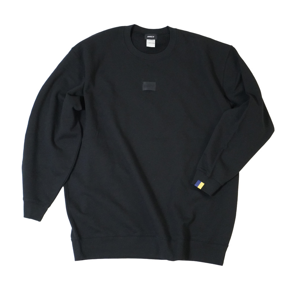 BASIC BREX ワンポイントスウェット（ウーブンパッチ） 詳細画像 1カラー 2