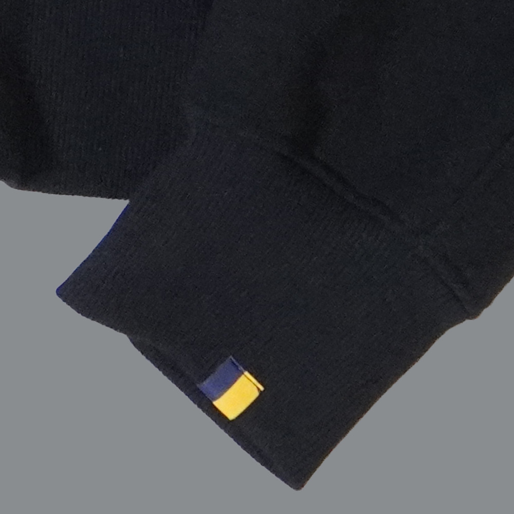 BASIC BREX クロップドフルジップパーカー（ウーブンパッチ） 詳細画像 ブラック 6