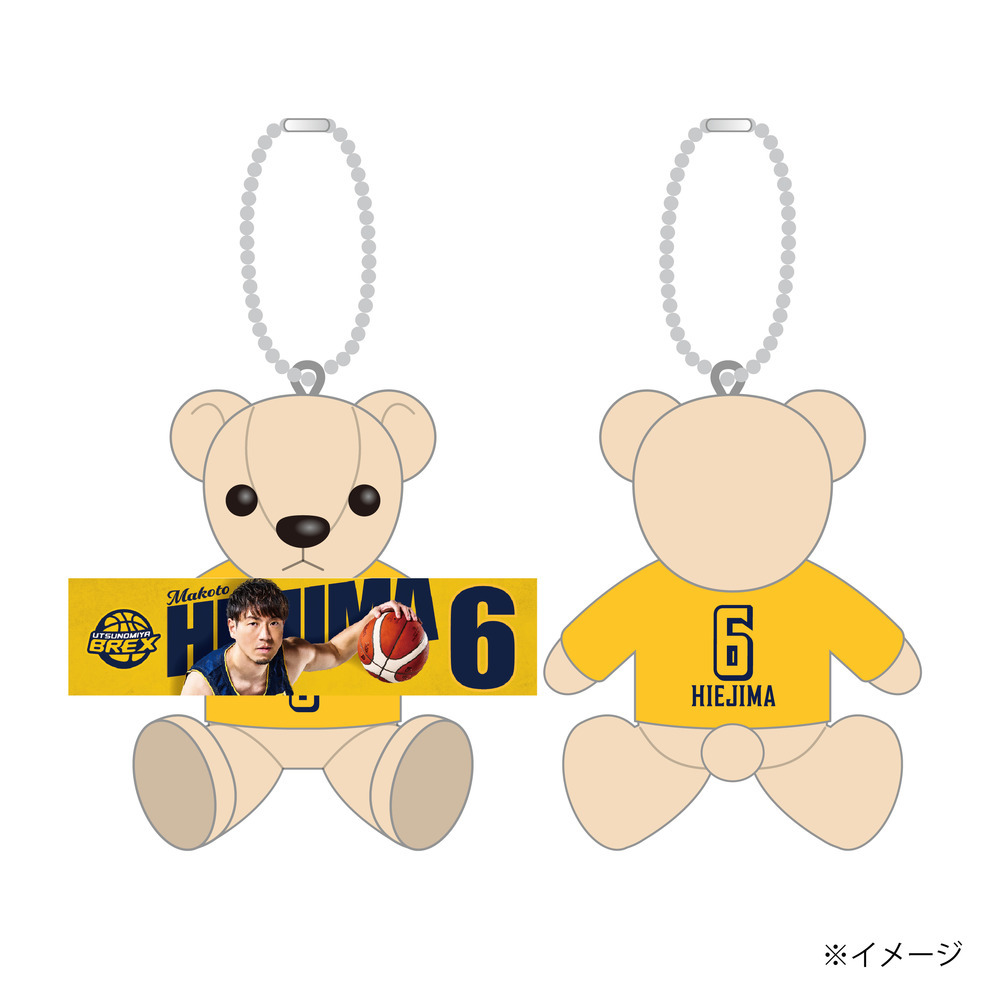 2025-26 選手応援ベア タオル持ちver. 詳細画像 #6 HIEJIMA 1