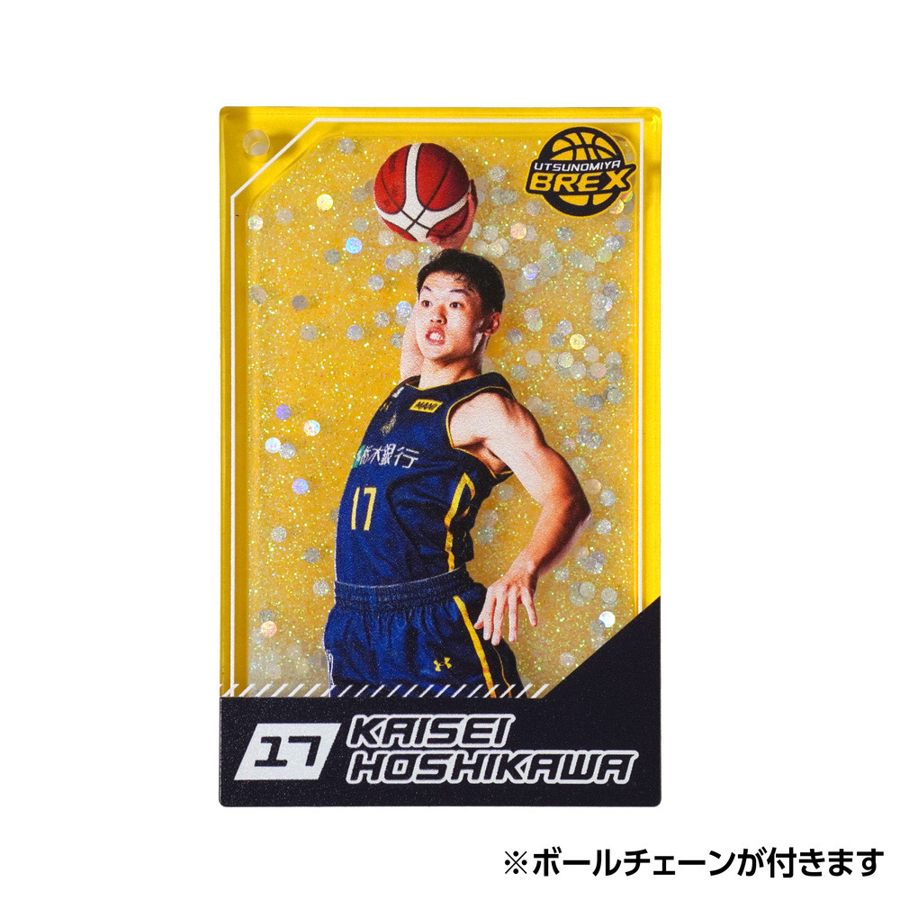2025-26 選手オイルインアクリルキーホルダー 詳細画像 #17 HOSHIKAWA 1