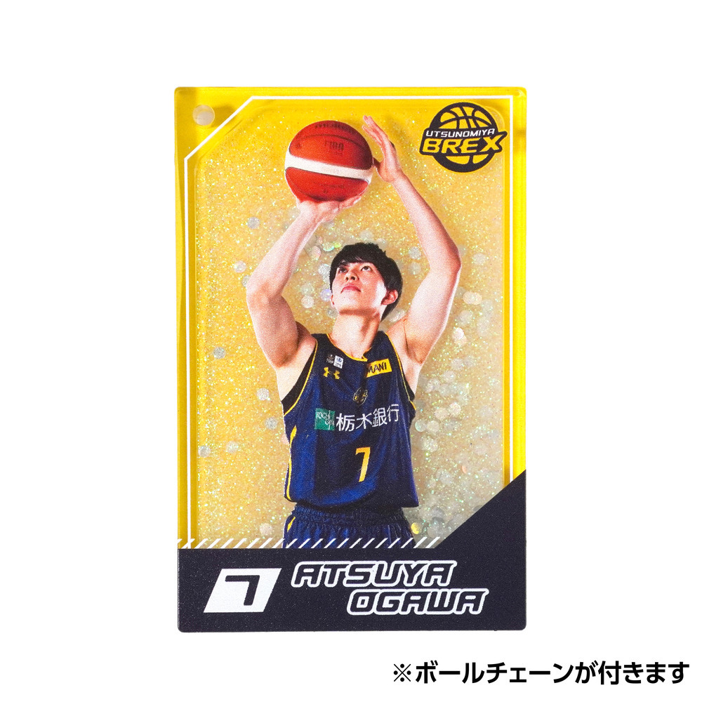 2025-26 選手オイルインアクリルキーホルダー｜宇都宮ブレックス｜B