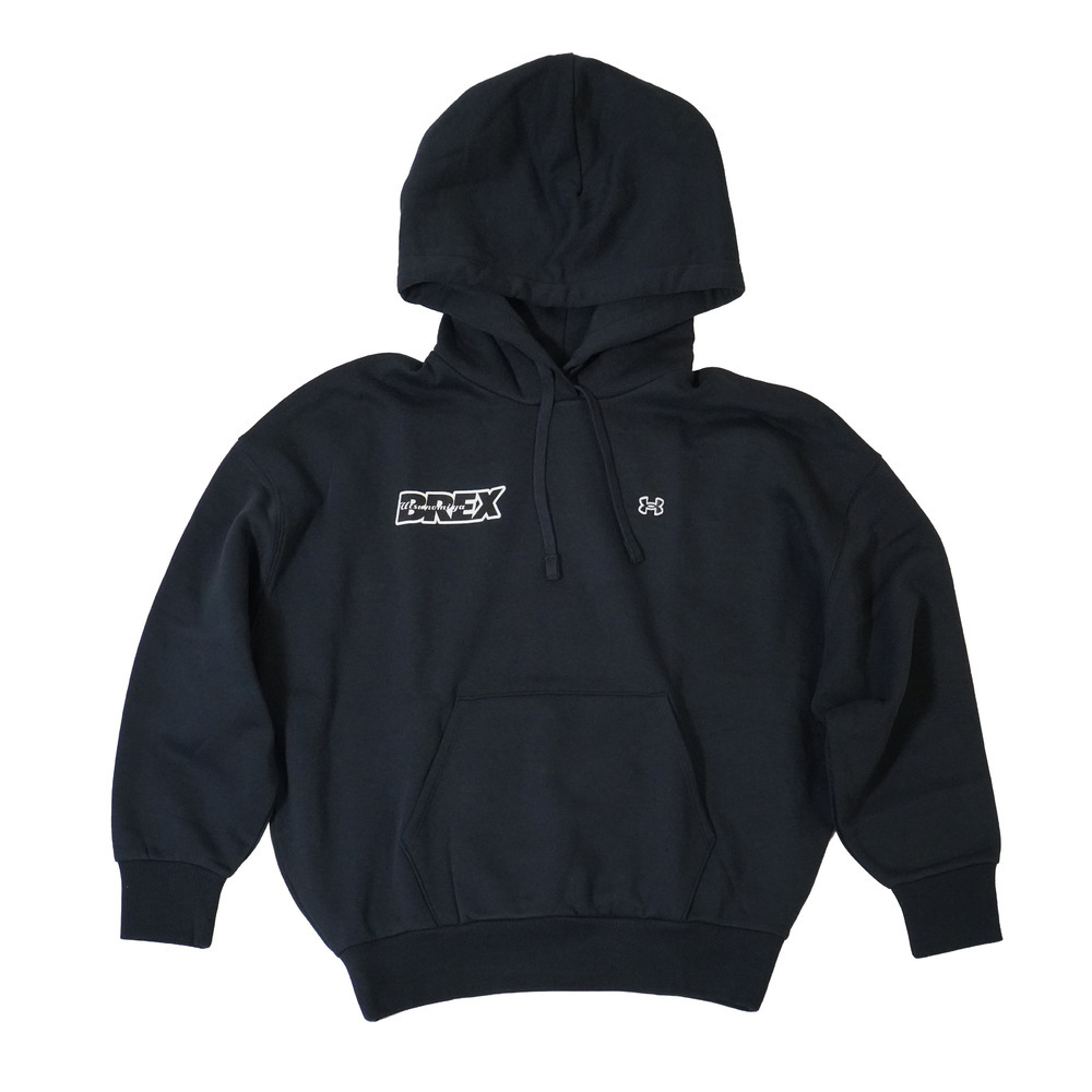 UA BREX S-TEXT プルオーバー フーディー（WOMEN） 詳細画像 ブラック 3