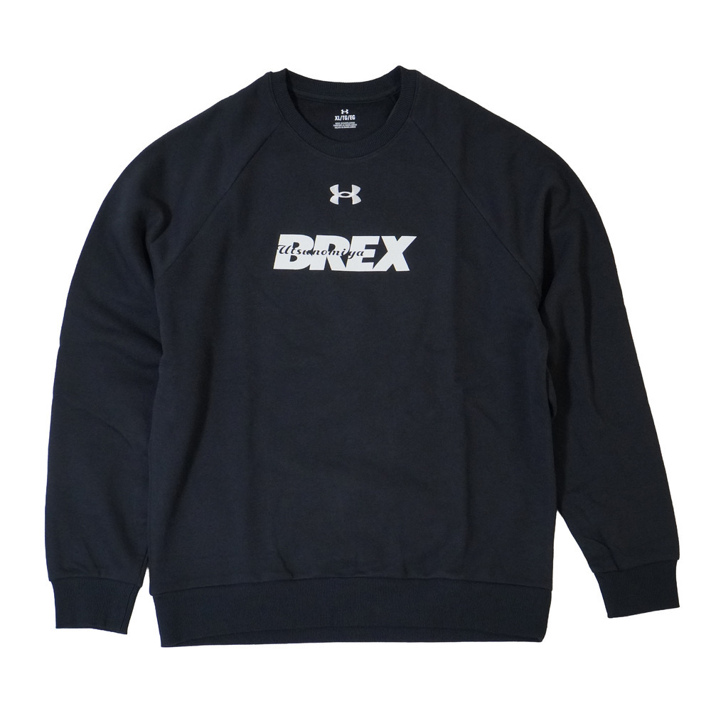 UA BREX S-TEXT クルーネックスウェット 詳細画像 ブラック 3