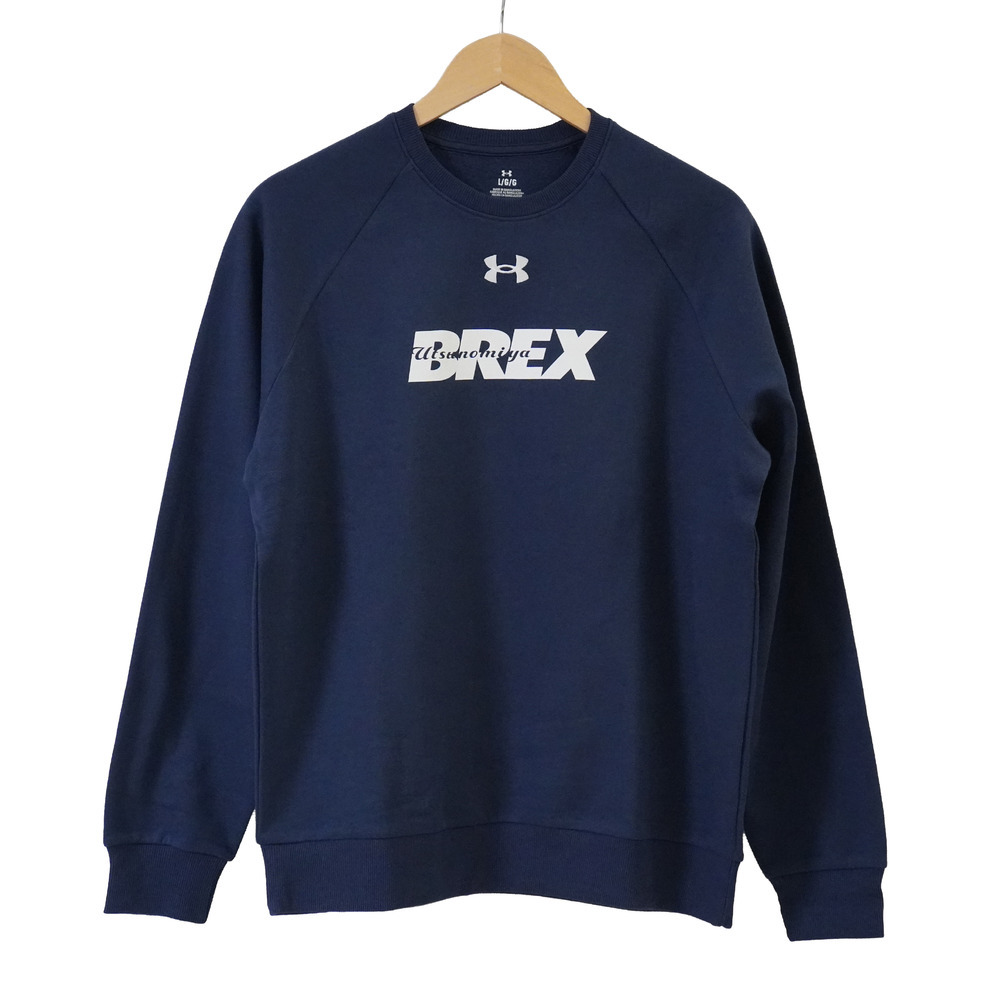 UA BREX S-TEXT クルーネックスウェット 詳細画像 ネイビー 6