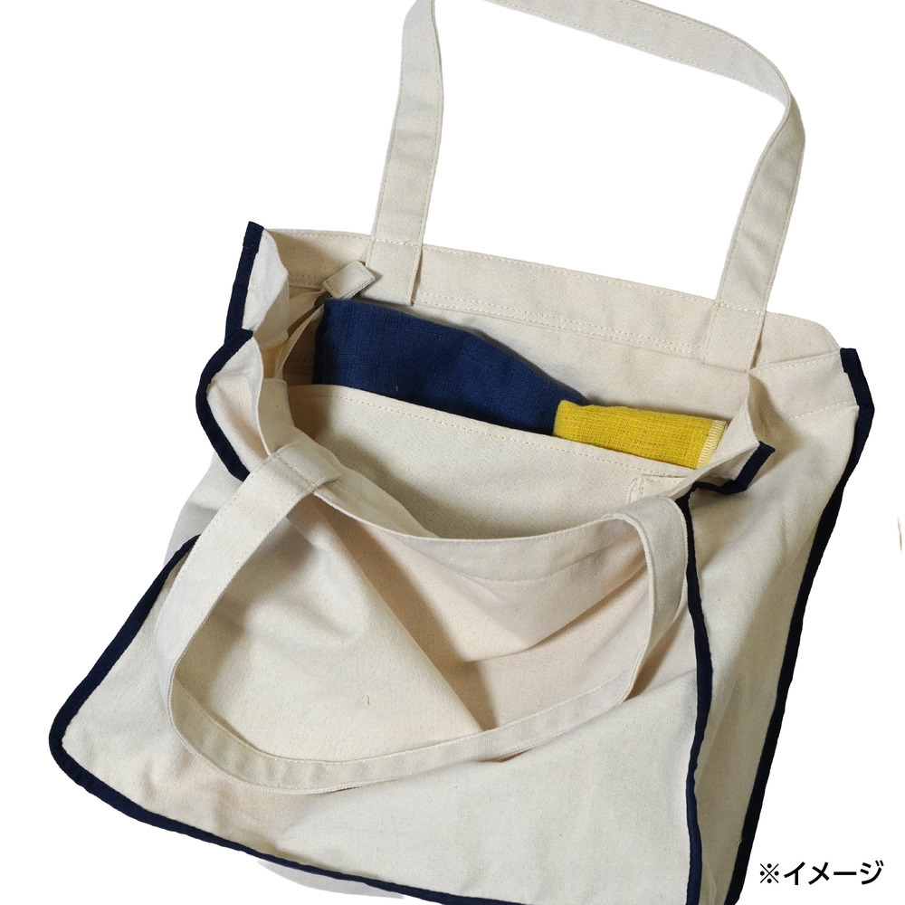 キャンバストート（BRECKYカレッジロゴ風） 詳細画像 1カラー 5