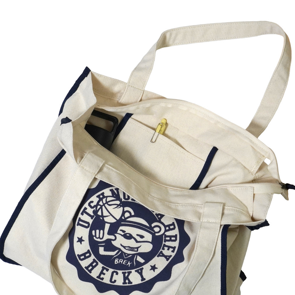 キャンバストート（BRECKYカレッジロゴ風） 詳細画像 1カラー 6