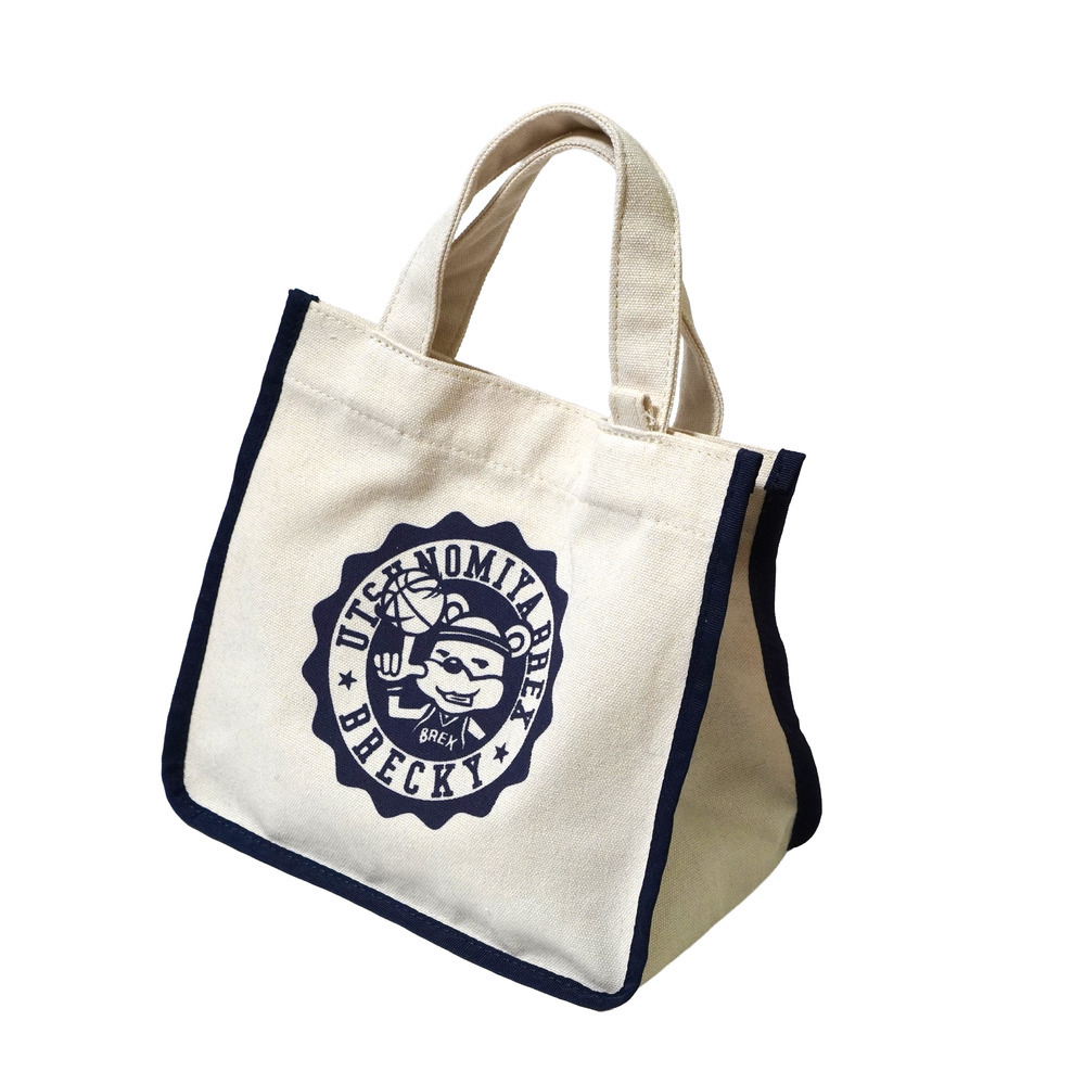 キャンバスミニトート（BRECKYカレッジロゴ風） 詳細画像 1カラー 2