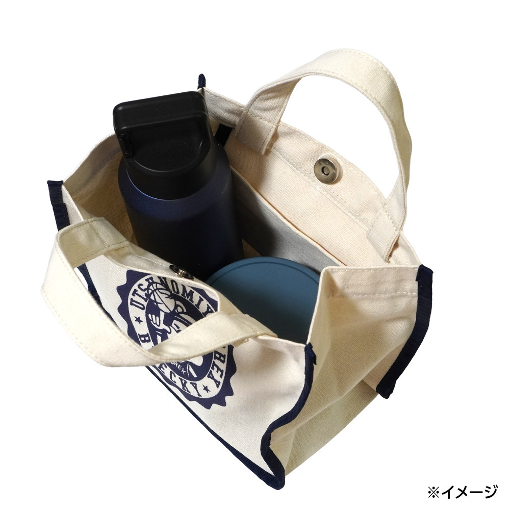 キャンバスミニトート（BRECKYカレッジロゴ風） 詳細画像 1カラー 3