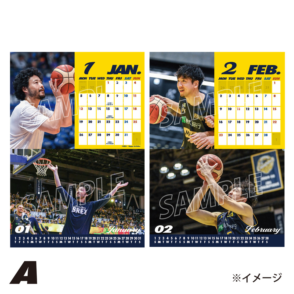 2026 卓上カレンダー オールメンバーver._A 詳細画像 1カラー 2