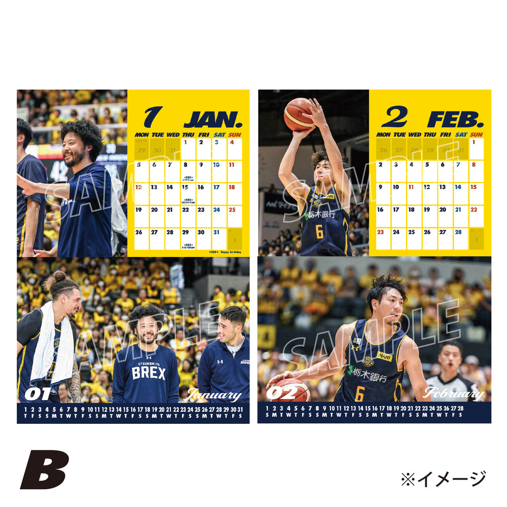 2026 卓上カレンダー オールメンバーver._B 詳細画像 1カラー 2
