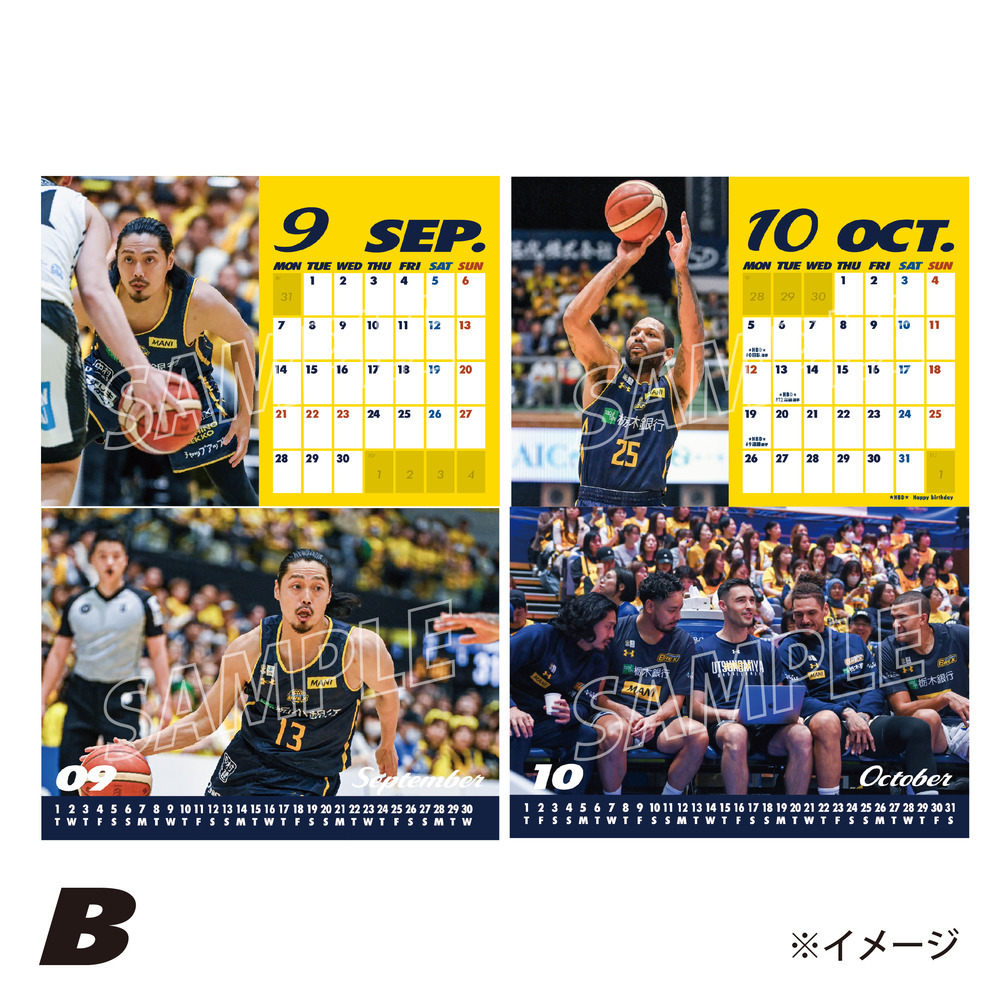 2026 卓上カレンダー オールメンバーver._B 詳細画像 1カラー 6