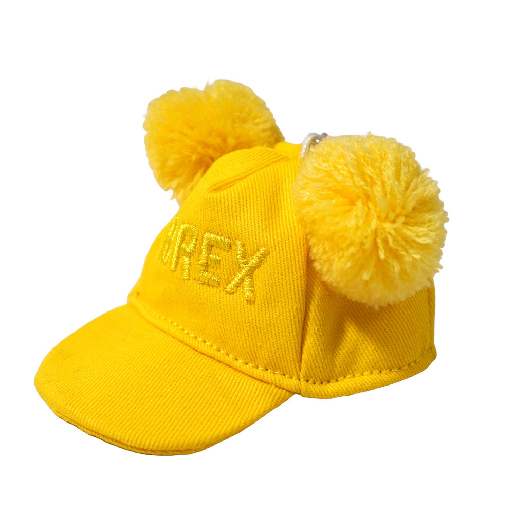 ポンポンキャップキーホルダー 詳細画像 イエロー 3