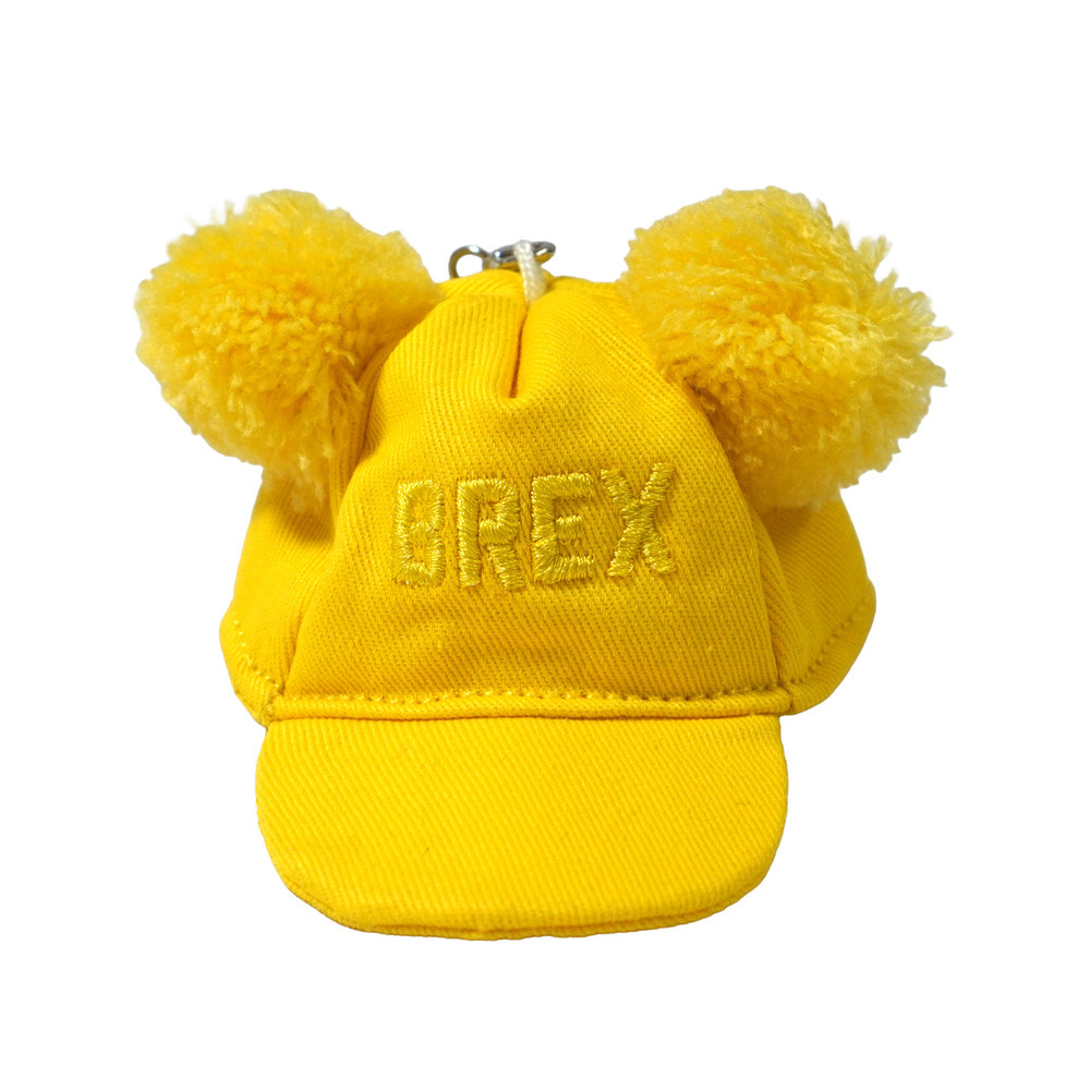 ポンポンキャップキーホルダー 詳細画像 イエロー 4