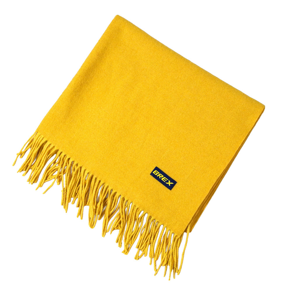 BREXパシュミナタッチストール 詳細画像 イエロー 3