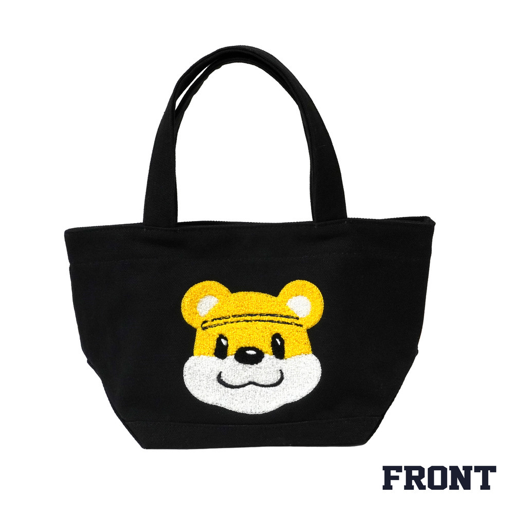 サガラ刺繍ランチトートバッグ 詳細画像 ブラック 2