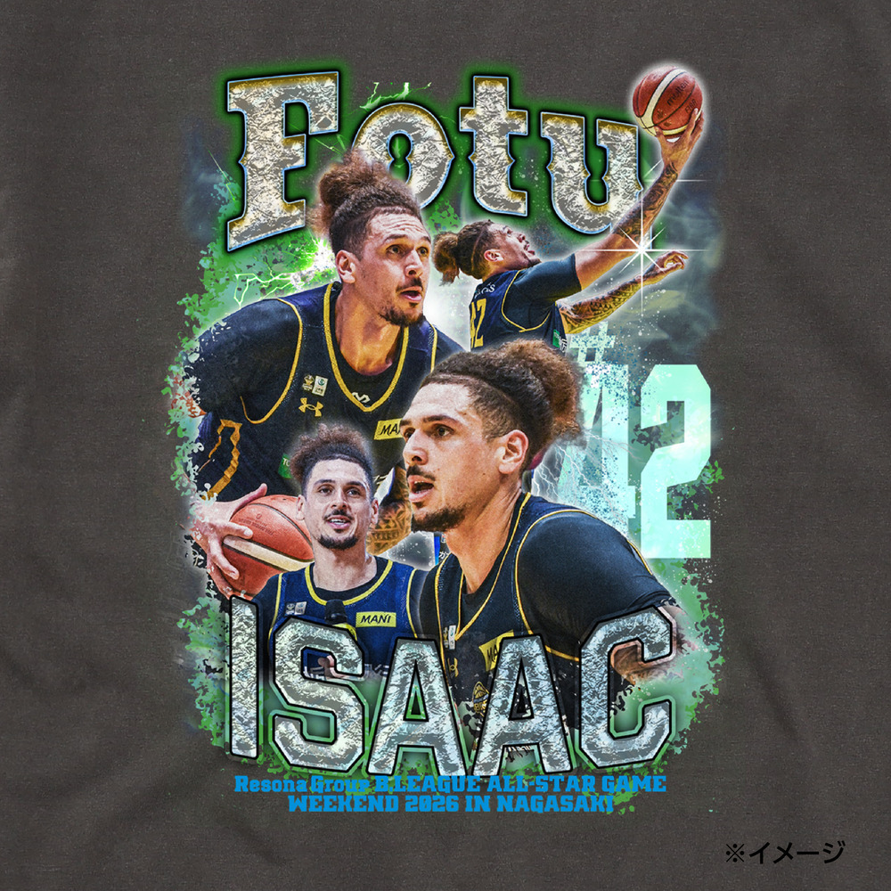 《予約受付 12/4(木)18:00～ 12/11(木)12:00》2026 ALL-STAR 出場記念Tシャツ #42（ヴィンテージライク） 詳細画像 1カラー 3