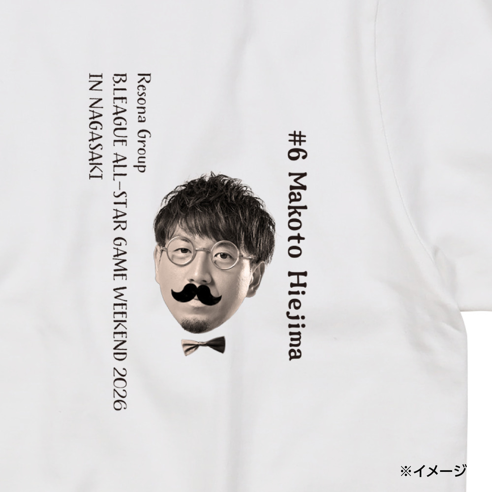 《予約受付 12/4(木)18:00～ 12/11(木)12:00》2026 ALL-STAR 出場記念Tシャツ #6（長崎クラシック） 詳細画像 ホワイト 3