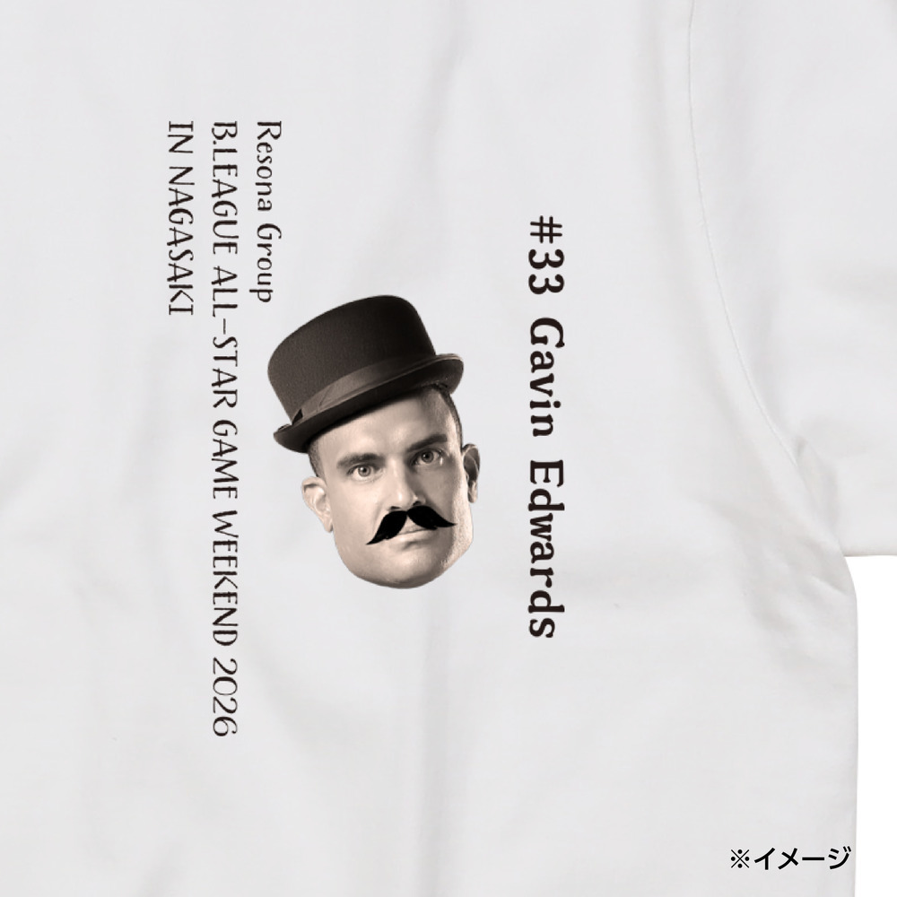 《予約受付 12/4(木)18:00～ 12/11(木)12:00》2026 ALL-STAR 出場記念Tシャツ #33（長崎クラシック） 詳細画像 ホワイト 3