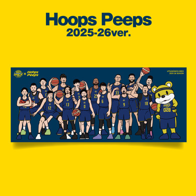 2025-26 BREX×Hoops Peeps タオル